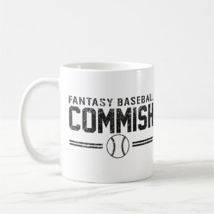 Fantasie-Baseball Commish Tasse