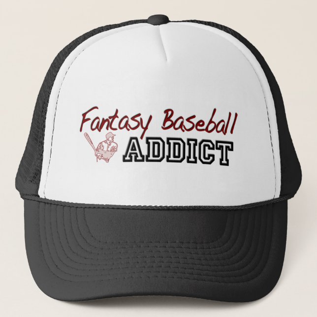 Fantasie-Baseball-Süchtiger Truckerkappe (Vorderseite)