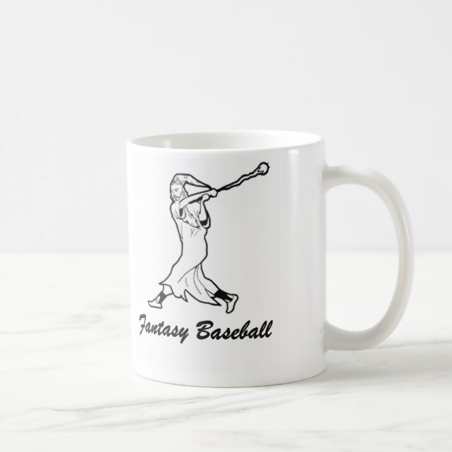 Fantasie-Baseball-Zauberer Kaffeetasse (Rechts)