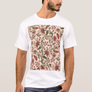 Fantasie-Blumen Paisley Handgezeichnet T-Shirt