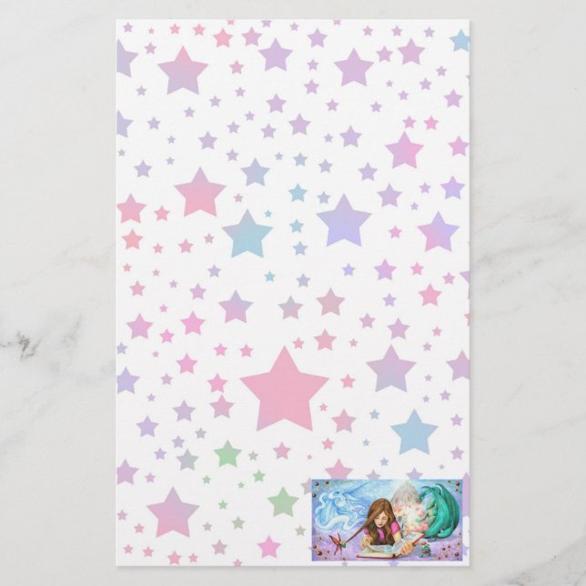 Fantasie Briefpapier (Vorderseite)