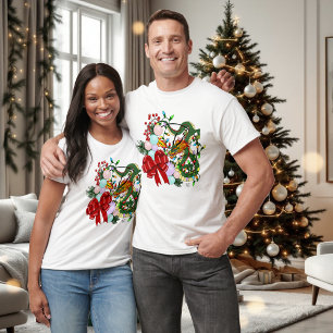Fantasie-Chinesischer-Drache-Weihnachtskranz Fanta T-Shirt