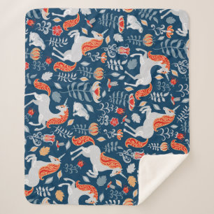 Fantasie der Menschen: Einhörner, Kaninchen, Vögel Sherpadecke