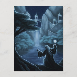 Fantasie der mystischen Gewässer Postkarte