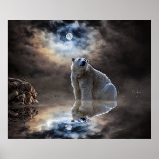 Fantasie des Riesenpolar Poster