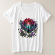 Fantasie-Doppelbelichtungsblumen