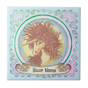Fantasie Einhorn Fliese