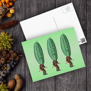 Fantasie-Einlegmann Braunanzug Postkarte
