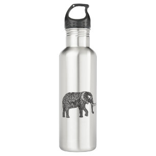 Fantasie-Elefant-Gekritzel Trinkflasche