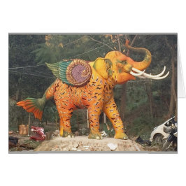 Fantasie-Elefant-Statue im Chiang Mai, Thailand