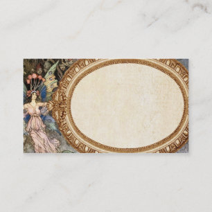 Fantasie-Fee-Visitenkarte Visitenkarte