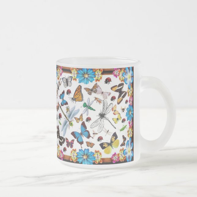 Fantasie-Felder Mattglastasse (Rechts)