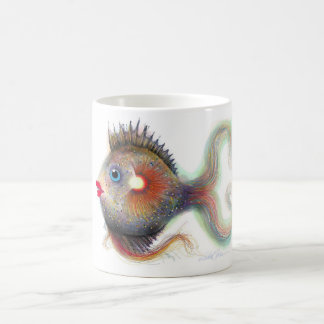 Fantasie-Fische: Extravagant Kaffeetasse