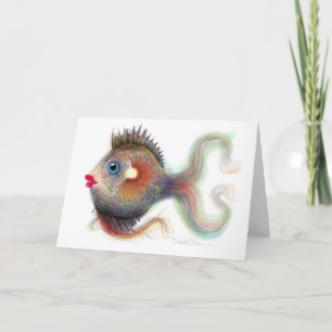 Fantasie-Fische: Extravagant Karte