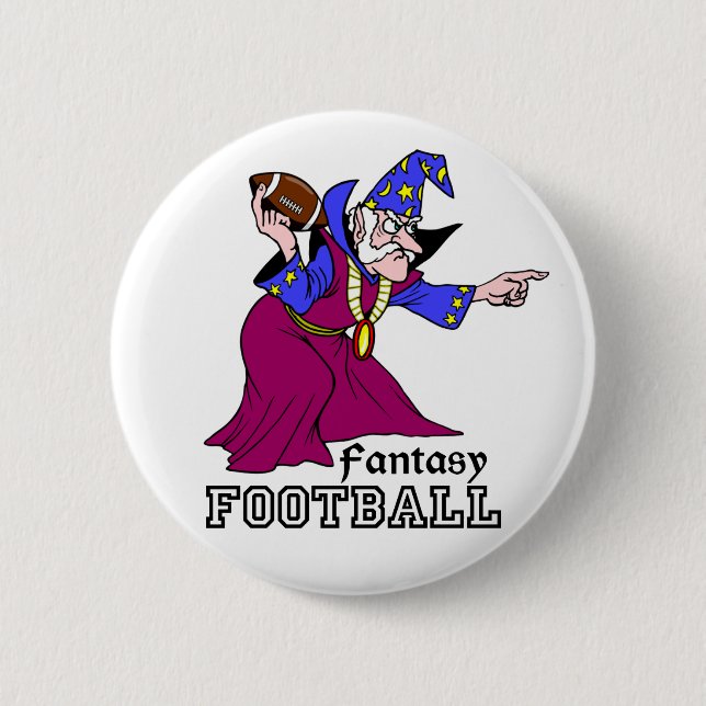 Fantasie-Fußball Button (Vorderseite)