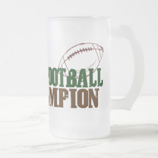 Fantasie-Fußball-Champion 2008 Mattglas Bierglas