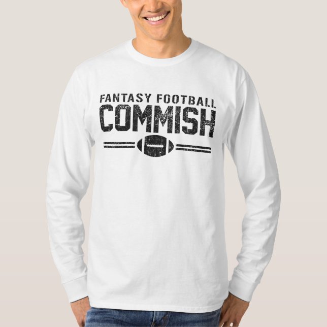 Fantasie-Fußball Commish T-Shirt (Vorderseite)