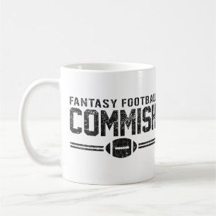 Fantasie-Fußball Commish Tasse