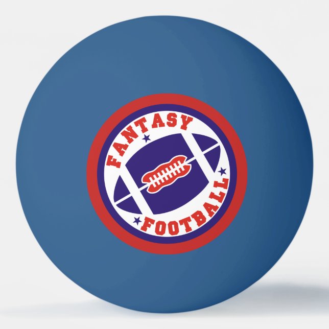 Fantasie-Fußball-Draft-Pick-Lotterie-Bälle Tischtennisball (Vorderseite)