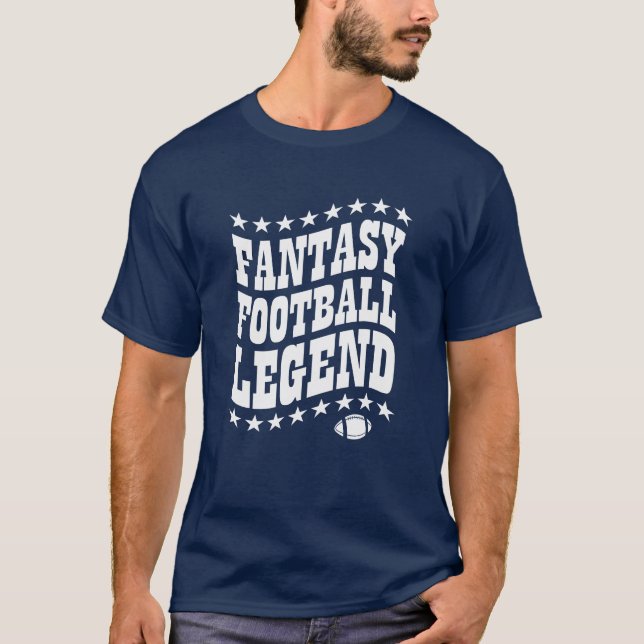 FANTASIE-FUSSBALL-LEGENDEN-T-SHIRT T-Shirt (Vorderseite)