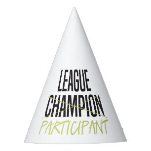Fantasie-Fußball-Liga-Teilnehmer Partyhütchen