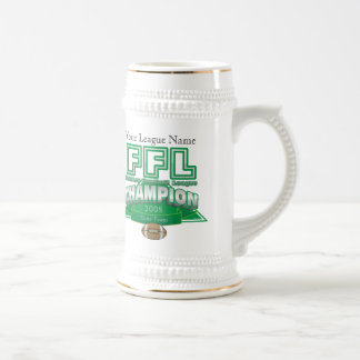 Fantasie-Fußball-Liga-Trophäe - besonders Bierglas