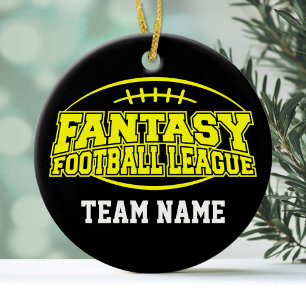 Fantasie-Fußball - lustiges Sport-Geschenk Keramik Ornament