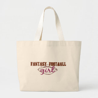 Fantasie-Fußball-Mädchen Jumbo Stoffbeutel