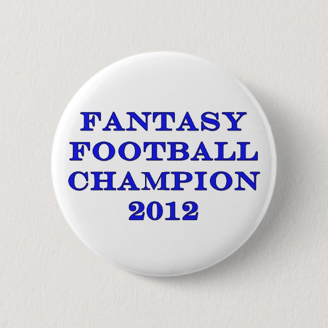 Fantasie-Fußball-Meister 2012 Button (Vorderseite)