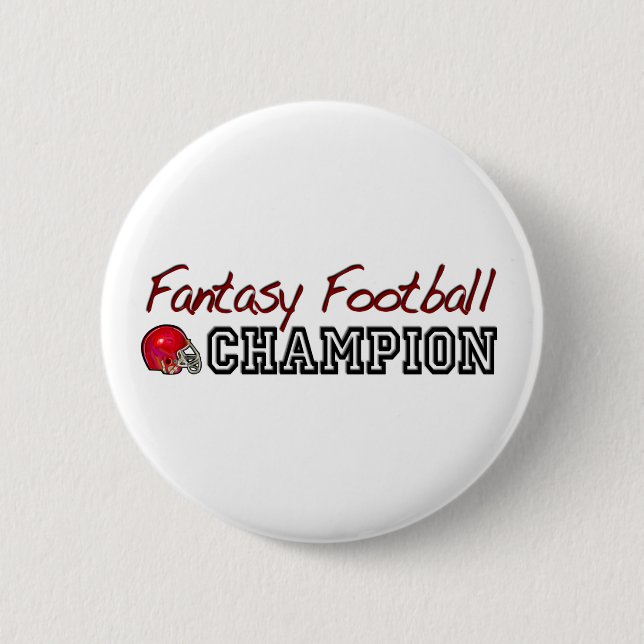 Fantasie-Fußball-Meister Button (Vorderseite)