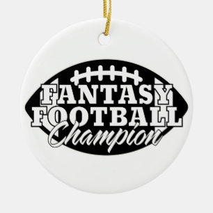Fantasie-Fußball-Meister Keramikornament