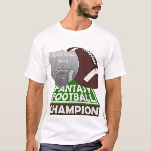 Fantasie-Fußball-Meister-T - Shirt-Weiß T-Shirt