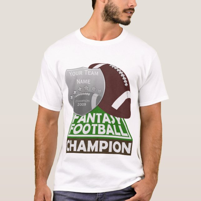 Fantasie-Fußball-Meister-T - Shirt-Weiß T-Shirt (Vorderseite)