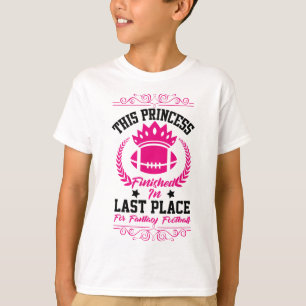 Fantasie Fußball Prinzessin Lustiges Party-Design T-Shirt