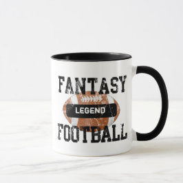 Fantasie-Fußball-Tasse Tasse