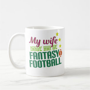 Fantasie-Fußball-Verlierer-Ehemann-lustige Kaffeetasse