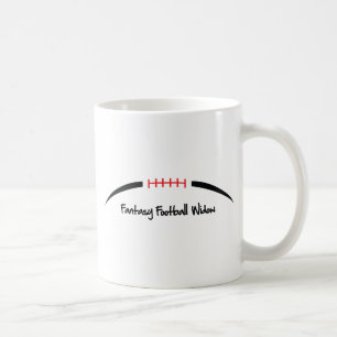 Fantasie-Fußball-Witwe Tasse