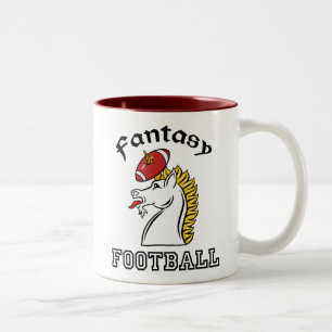 Fantasie-Fußball Zweifarbige Tasse