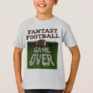 Fantasie-Fußballspiel über Kindern T-Shirt