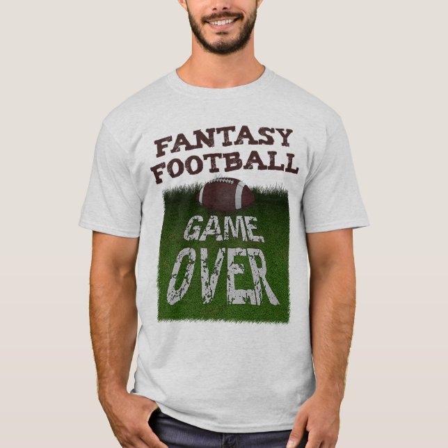 Fantasie-Fußballspiel vorbei T-Shirt (Vorderseite)