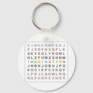 Fantasie im Puzzle Schlüsselanhänger