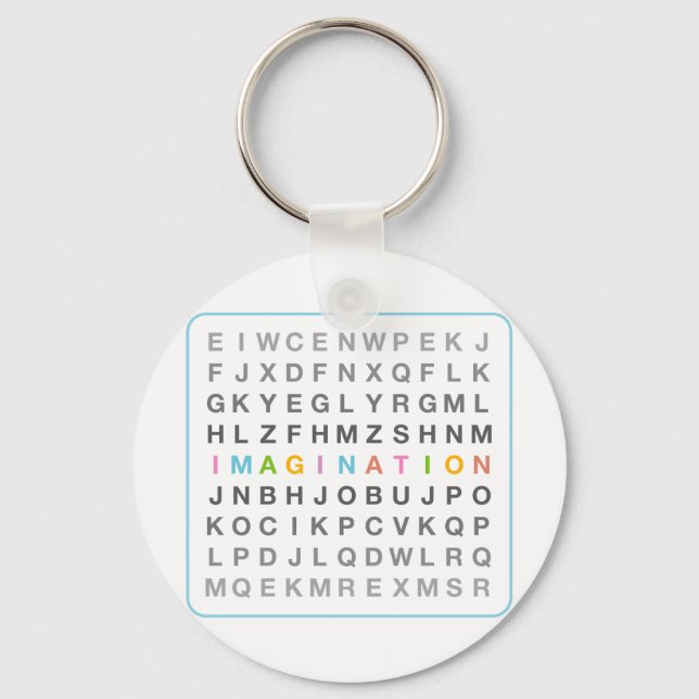 Fantasie im Puzzle Schlüsselanhänger (Vorderseite)