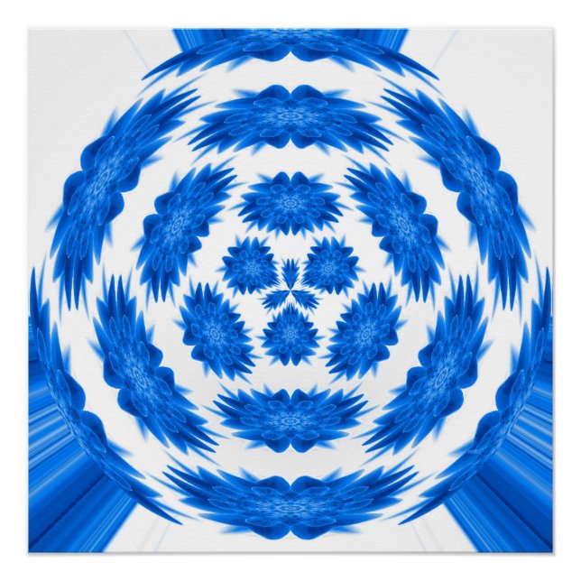 Fantasie in Blau... Poster (Vorderseite)