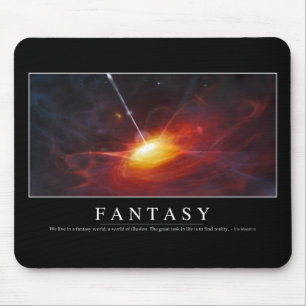 Fantasie: Inspiration Zitat Mousepad