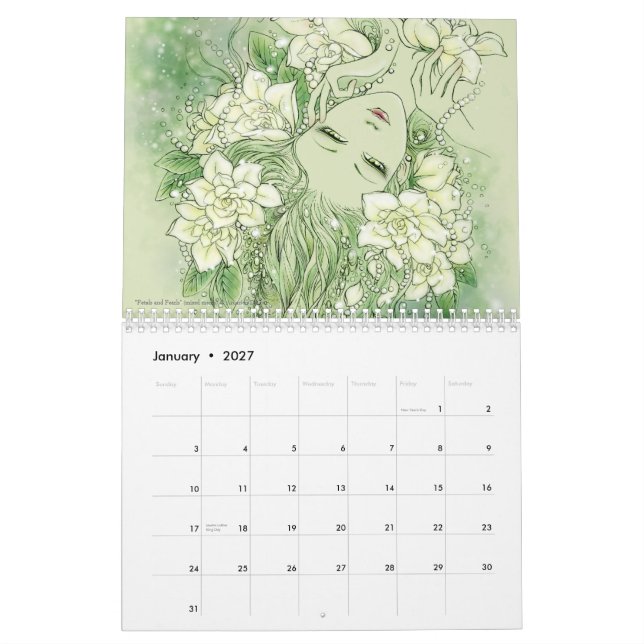 Fantasie-Kalender Kalender (Jan 2027)