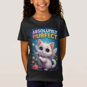 Fantasie-Kätzchen mit Feenflügeln T-Shirt