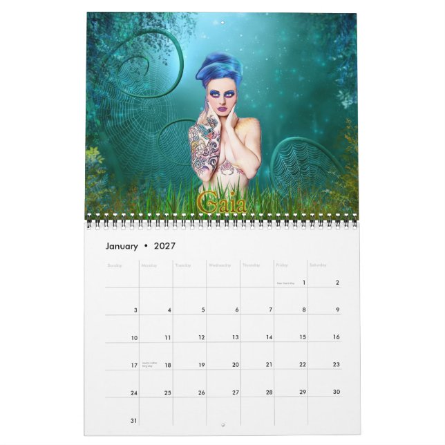 Fantasie-Kunst-Kalender 2013 Kalender (Jan 2027)