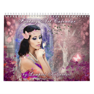 Fantasie-Kunst-Kalender Kalender