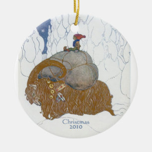 Fantasie-Kunst-schwedische Keramik Ornament