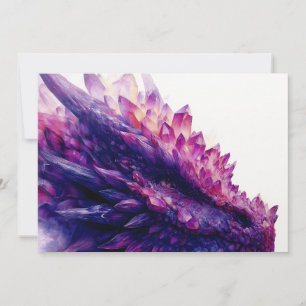 Fantasie Mystical Amethyst Crystal Dragon Beast Ankündigung